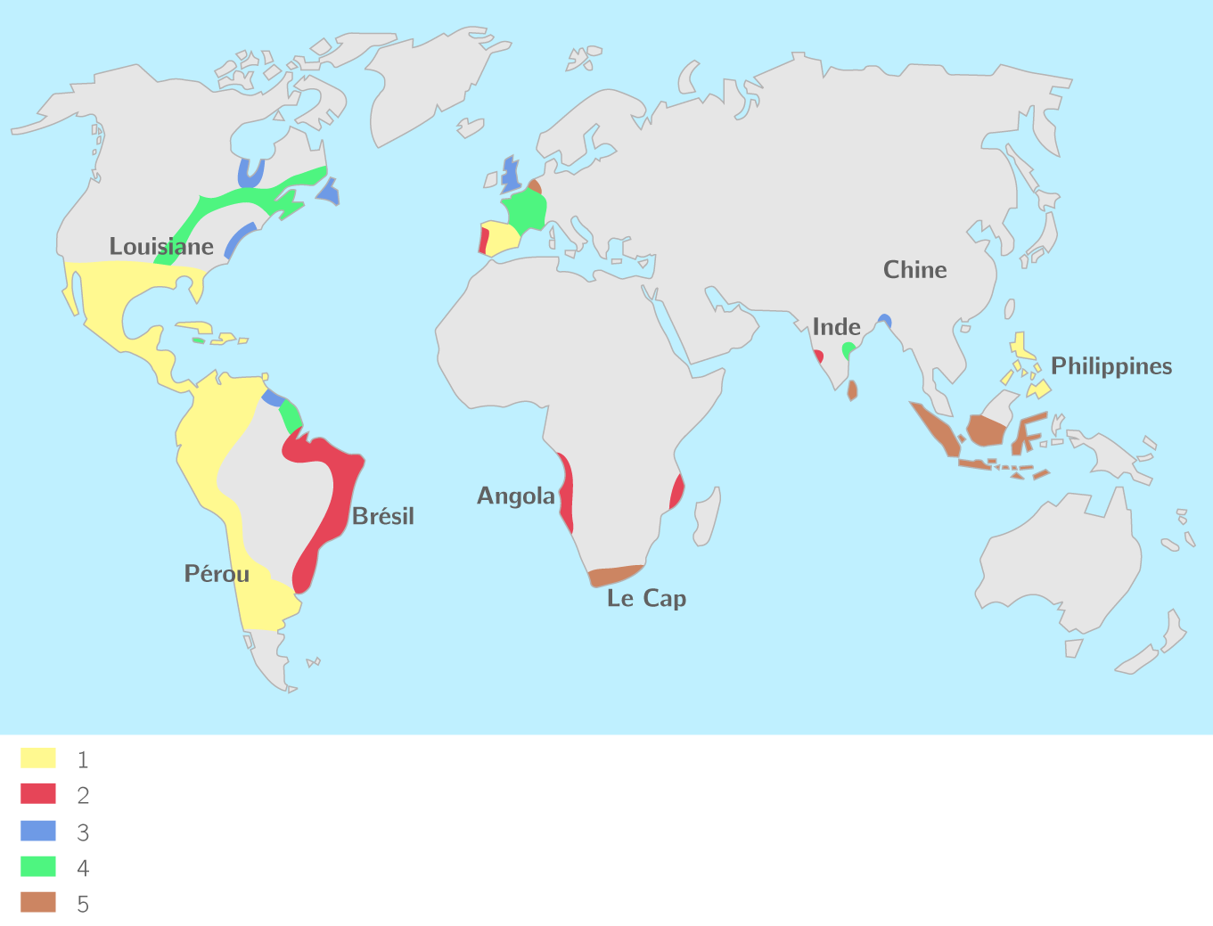 Les empires coloniaux (XVIe siècle − XVIIe siècle)