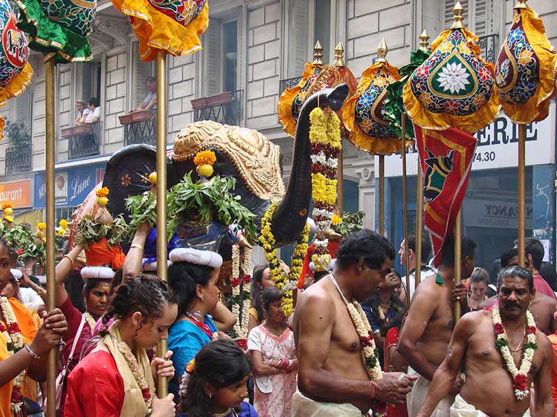 La fête de Ganesh à Paris