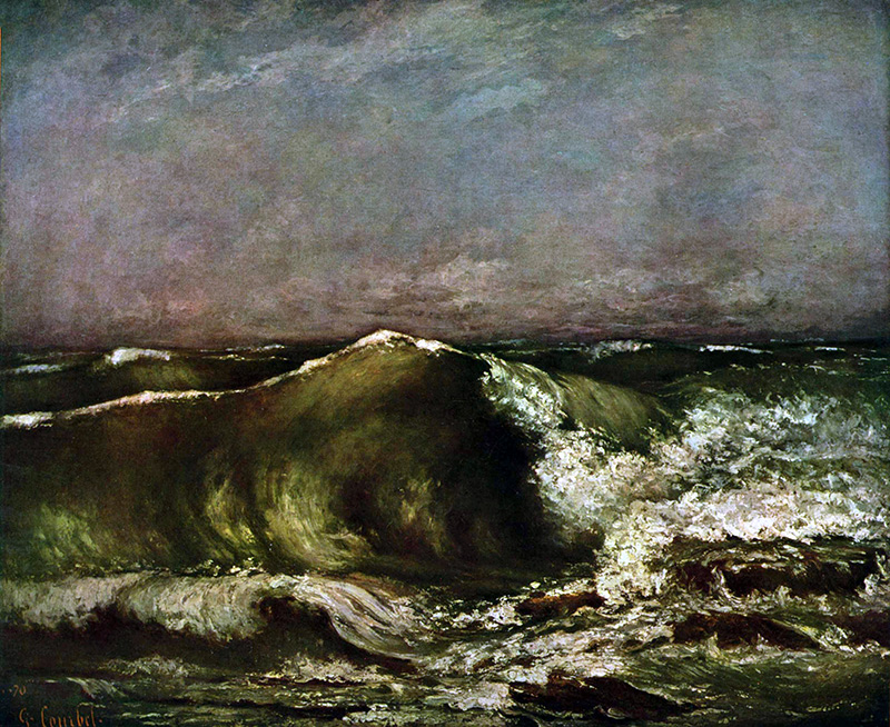 Gustave Courbet, La Vague, 1870