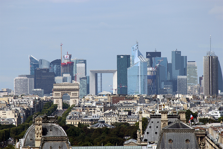 Le quartier de La Défense à Paris