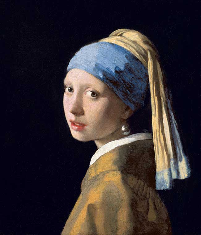 "La Jeune fille à la perle", Johannes Vermeer