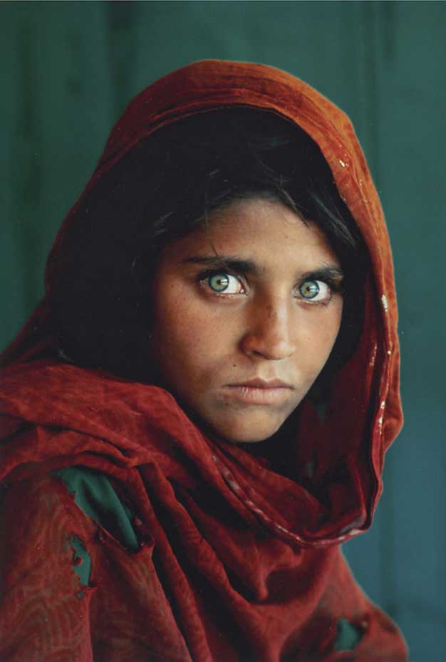"Jeune fille afghane", Steve McCurry