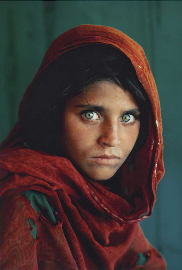 "Jeune fille afghane", Steve McCurry