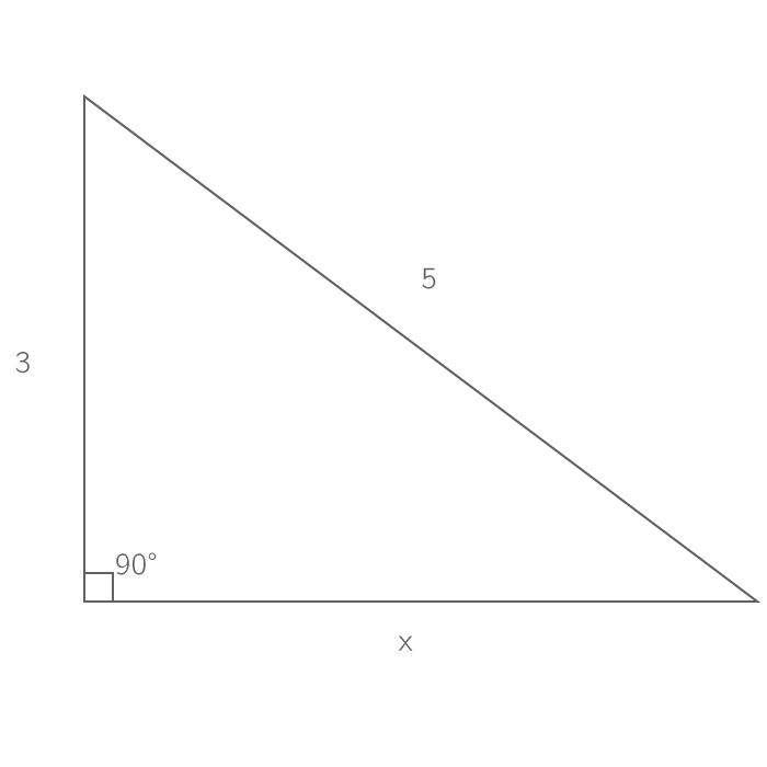 Determine lengths in a right triangle using the Pythagorean theorem ...