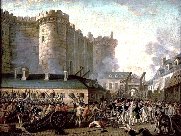 Prise de la Bastille le 14 juillet 1789.