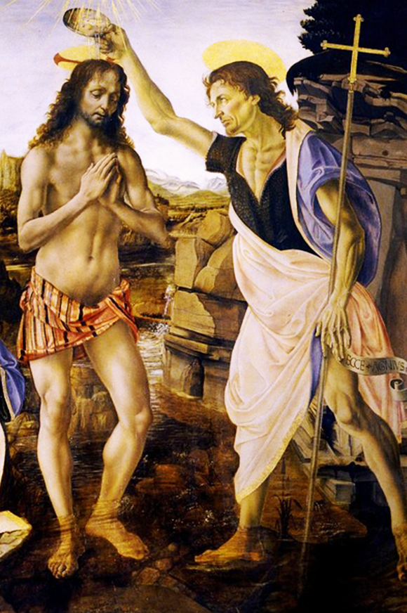Jésus-Christ baptisé par Jean-Baptiste