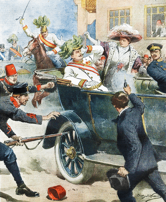 Assassinat de François-Ferdinand, 28 Juin 1914