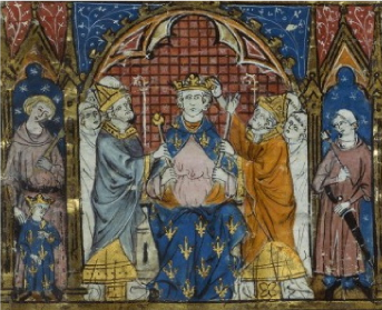 Le sacre de Philippe V de France