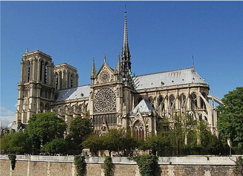 La cathédrale de Notre Dame de Paris