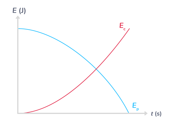 Variations des énergies cinétique et potentielle de pesanteur lors de la chute libre d'une balle
