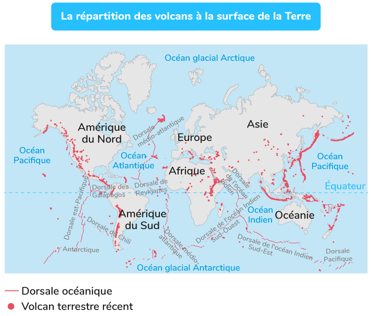 Comprendre la localisation des volcans 4e Exercice de connaissances — free download