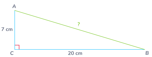 Calculer la longueur de l'hypoténuse dans un triangle rectangle à l